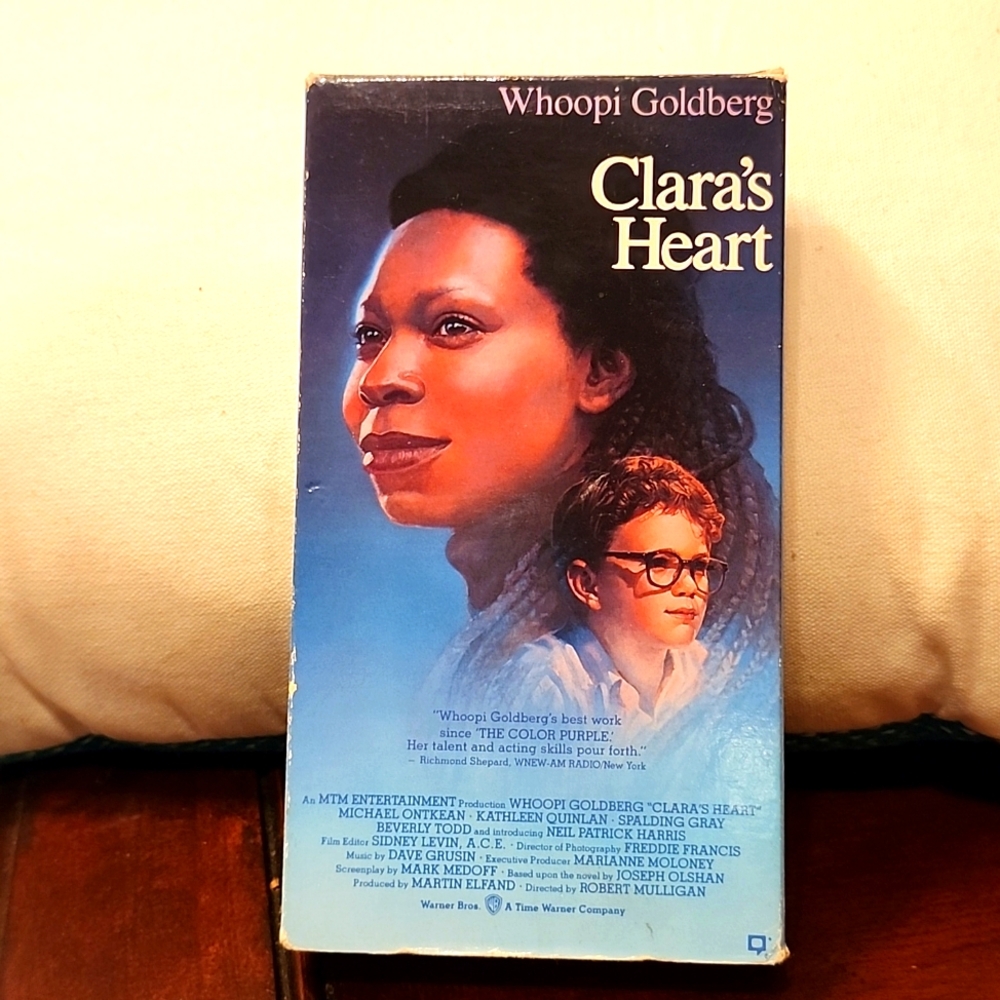 VHS TAPE - "Clara's Heart" with Whoppi Goldberg